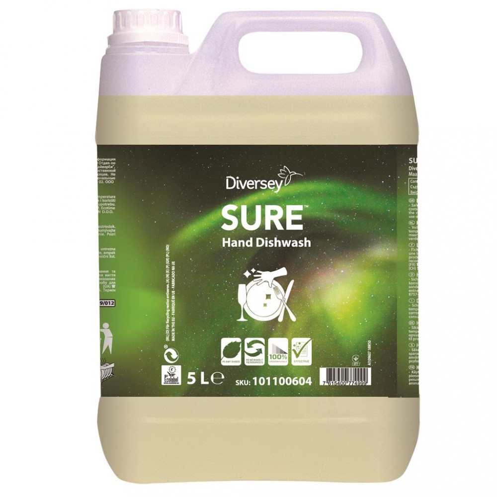 Sure Hand Dishwash kézi mosogatószer, 5 liter