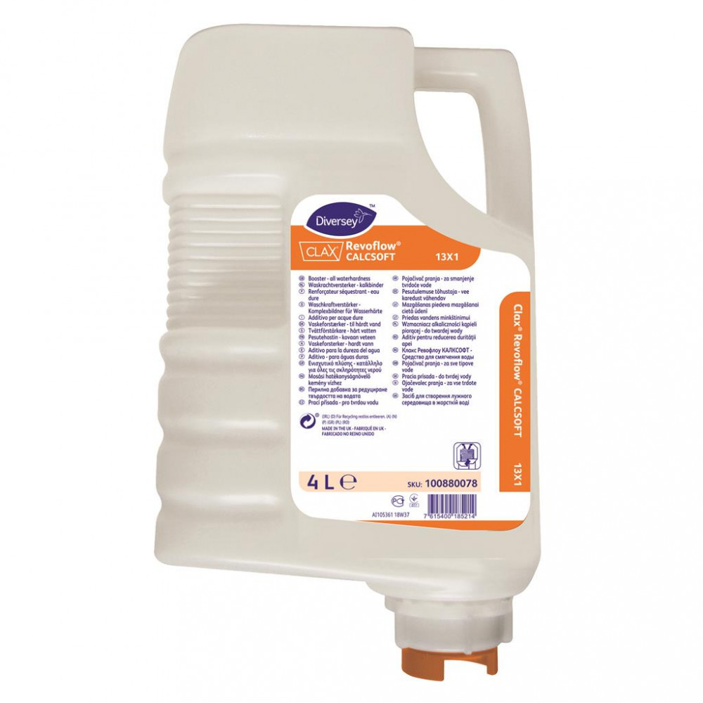 Clax Revoflow Calcsoft 13X1 koncentrált vízlágyító adalékanyag, 4 liter