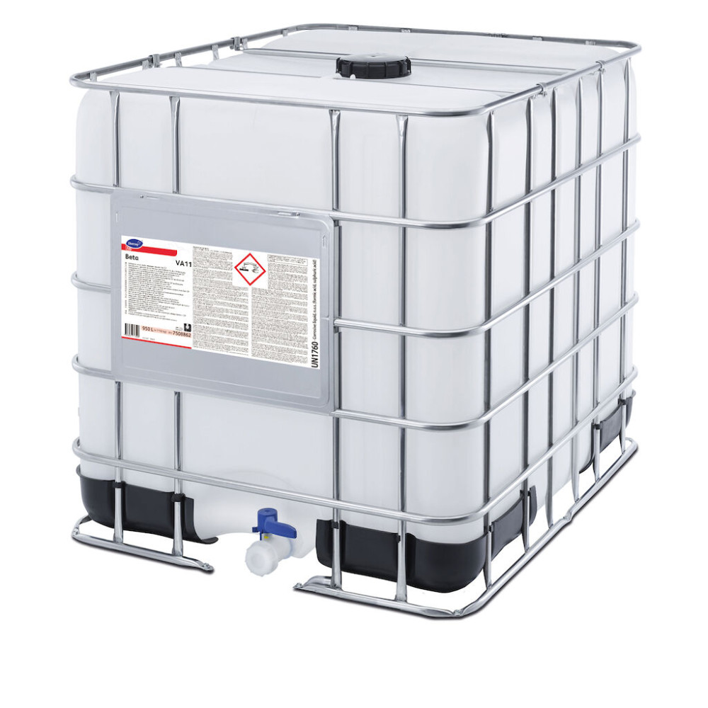 Beta VA11 szerves sav alapú CIP tisztítószer, Dual-CIP-hez, 950 liter