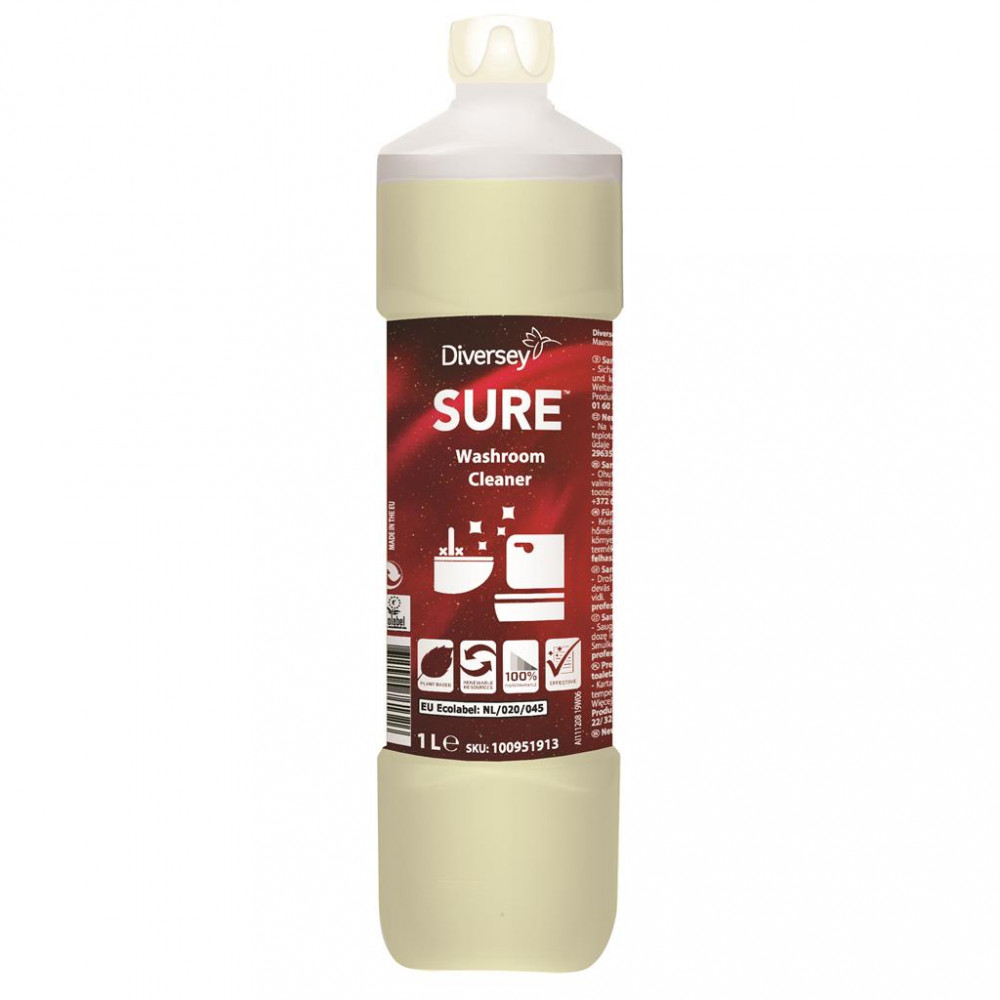 Sure Washroom Cleaner szanitertisztító, 1 liter