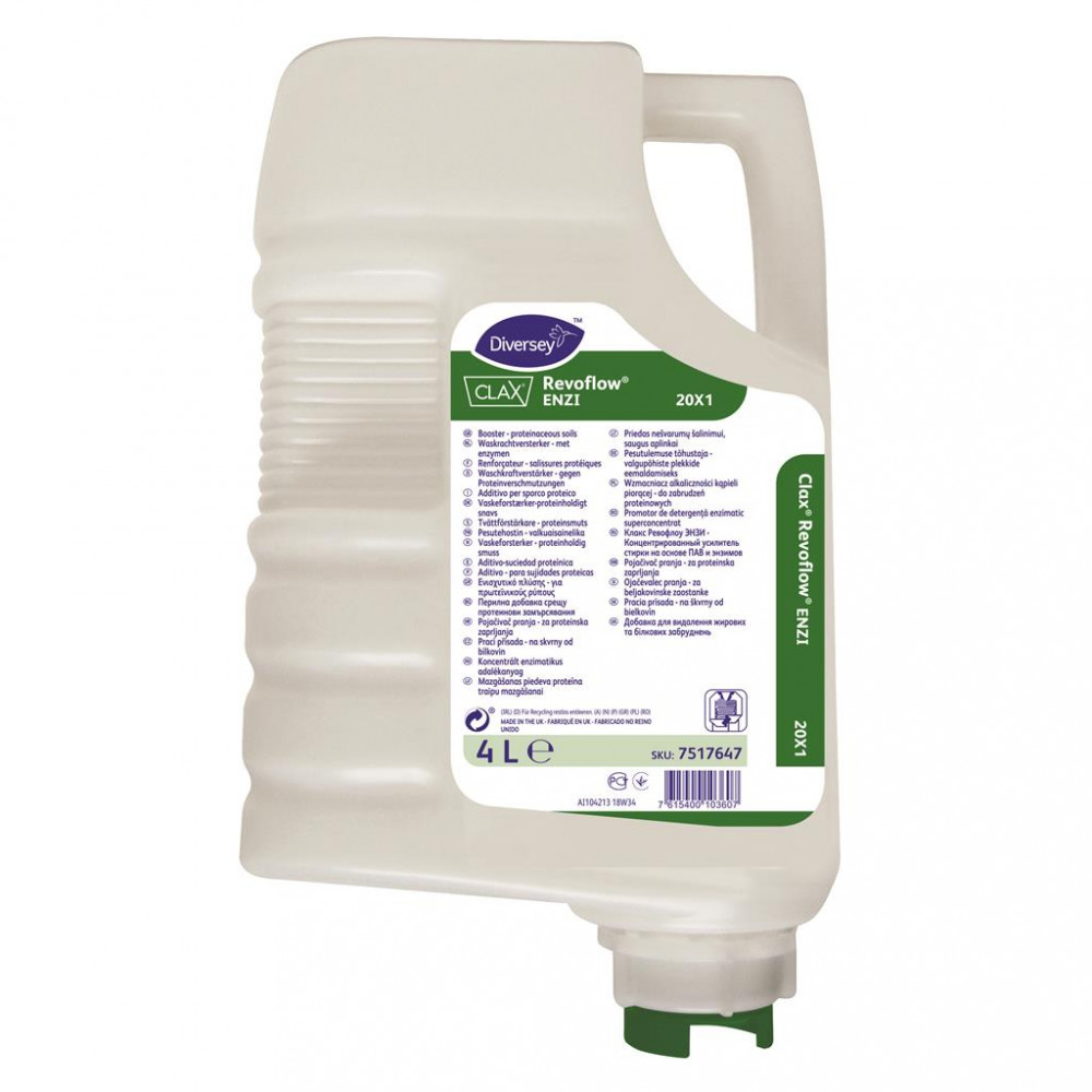 Clax Revoflow Enzi 20X1 fehérje- és zsíreltávolító adalékanyag, 4 liter