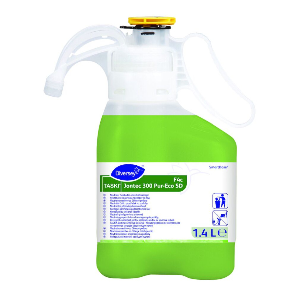 Taski Jontec 300 Pur-Eco SmartDose F4c semleges kémhatású padozattisztító szer, 1,4 liter