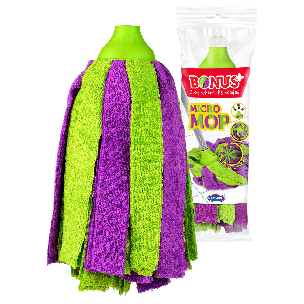 Bonus Plus MicroMOP mikroszálas felmosófej, menetes, 150 g