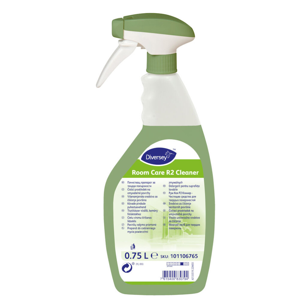 Room Care R2 folyékony felülettisztító- és fertőtlenítő szer, 750 ml