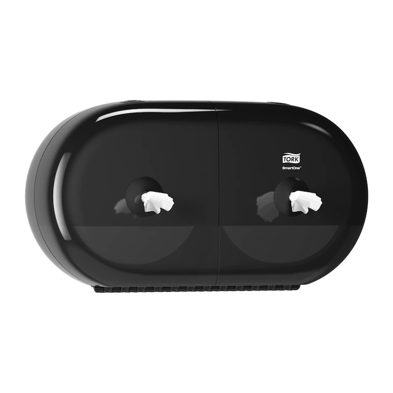 Tork SmartOne® Mini duplatekercses toalettpapír adagoló, fekete