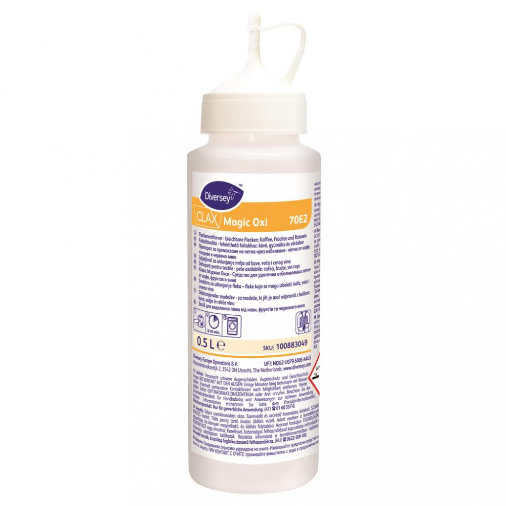 Clax Magic Oxi 7000 folteltávolító fehéríthető foltokhoz: kávé, gyümölcs és vörösbor, 500 ml