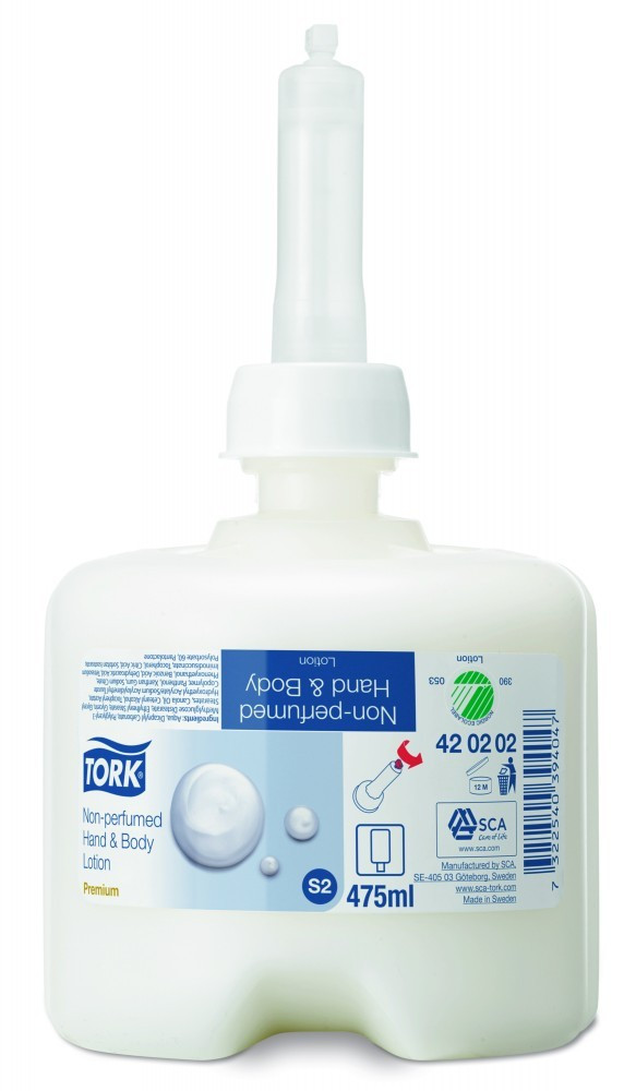 Tork S2 illatmentes kéz- és testápoló, 475 ml