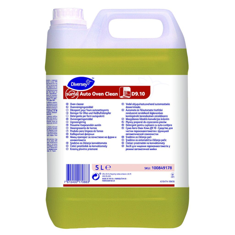 Suma Auto Oven Clean D9.10 folyékony sütő tisztító, 5 liter