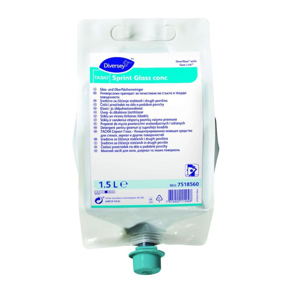 Taski Sprint Glass concentrate DvF általános tisztítószer szuperkoncentrátum, 1,5 liter