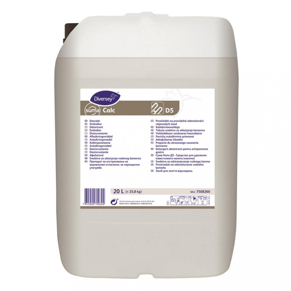 Suma Calc D5 folyékony vízkőoldószer koncentrátum időszakos használatra, 20 liter
