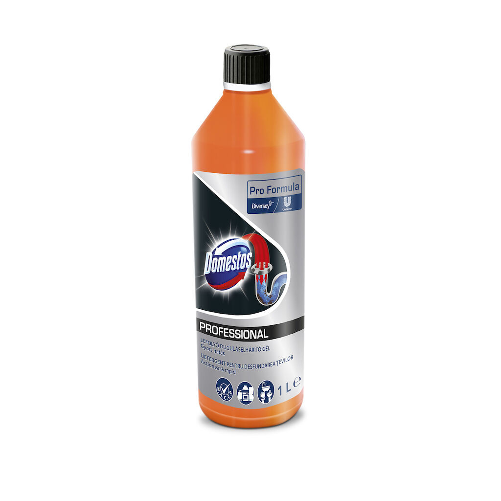 Domestos Pro Formula Drain Unblocker Gel duguláselhárító gél, 1 liter