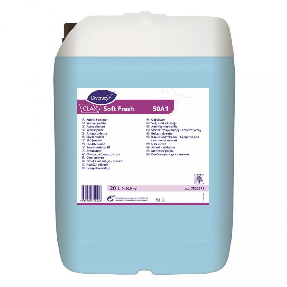 Clax Soft Fresh 50A1 textilöblítőszer, 20 liter
