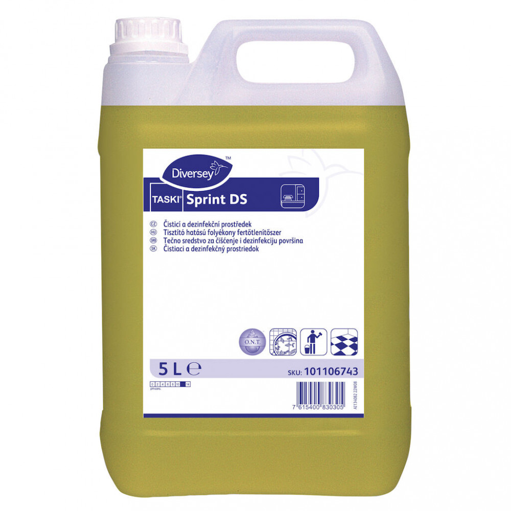 Taski Sprint DS tisztító hatású folyékony fertőtlenítőszer, 5 liter