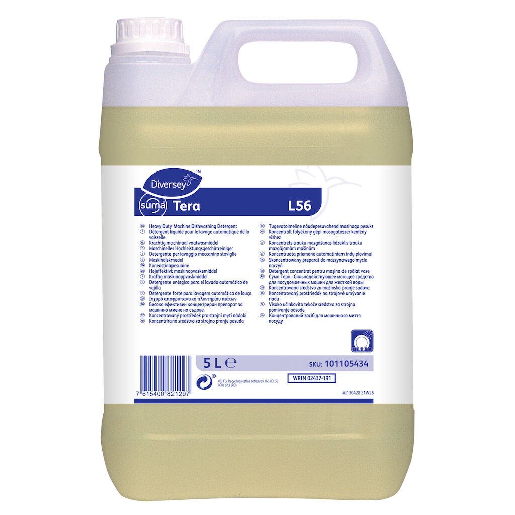 Suma Tera L56 gépi mosogatószer kemény vízhez, 5 liter