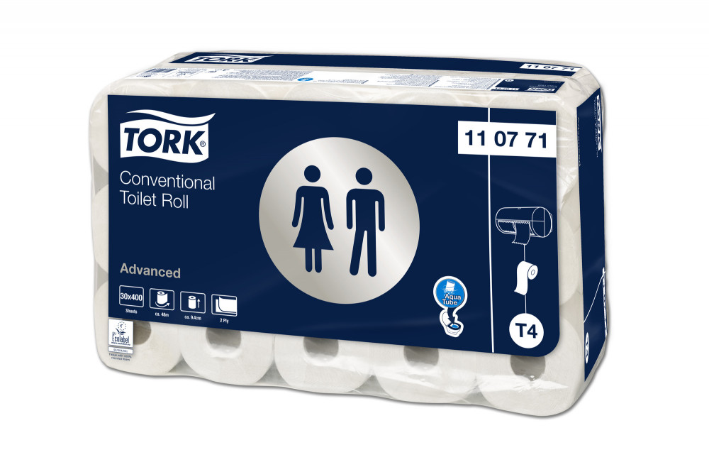Tork Advanced kistekercses toalettpapír, 2 rétegű, 30 tekercs/csomag