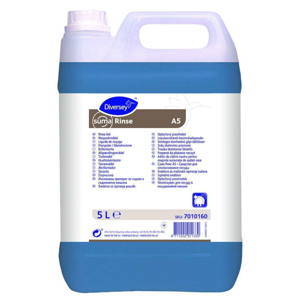 Suma Rinse A5 semleges kémhatású gépi öblítőszer, 5 liter