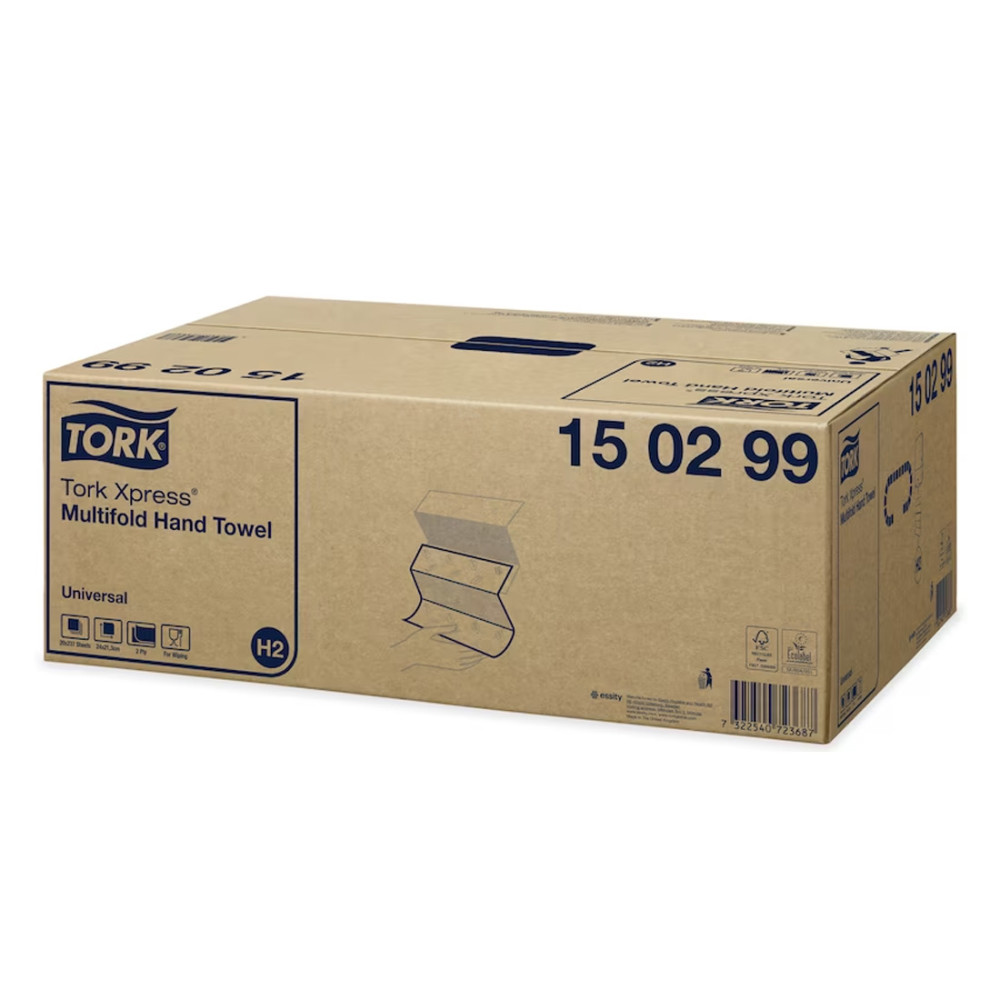 Tork Universal Xpress® Multifold (H2) kéztörlő, 2 rétegű