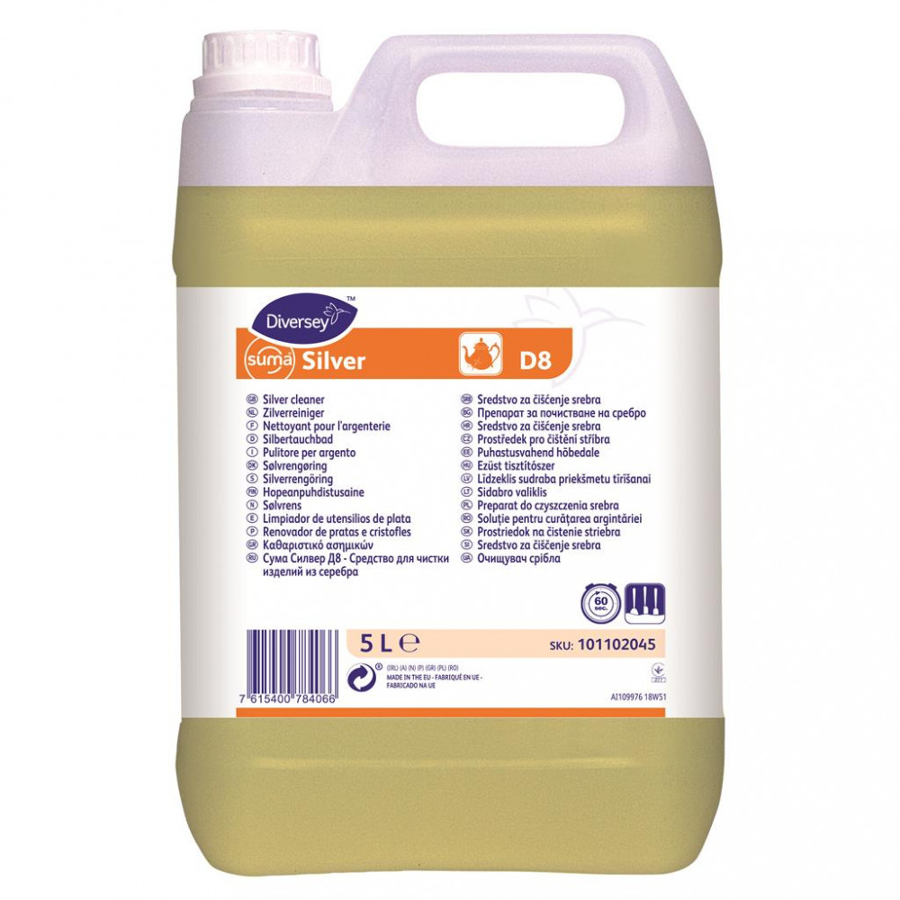 Suma Silver D8 ezüsttisztító szer, 5 liter