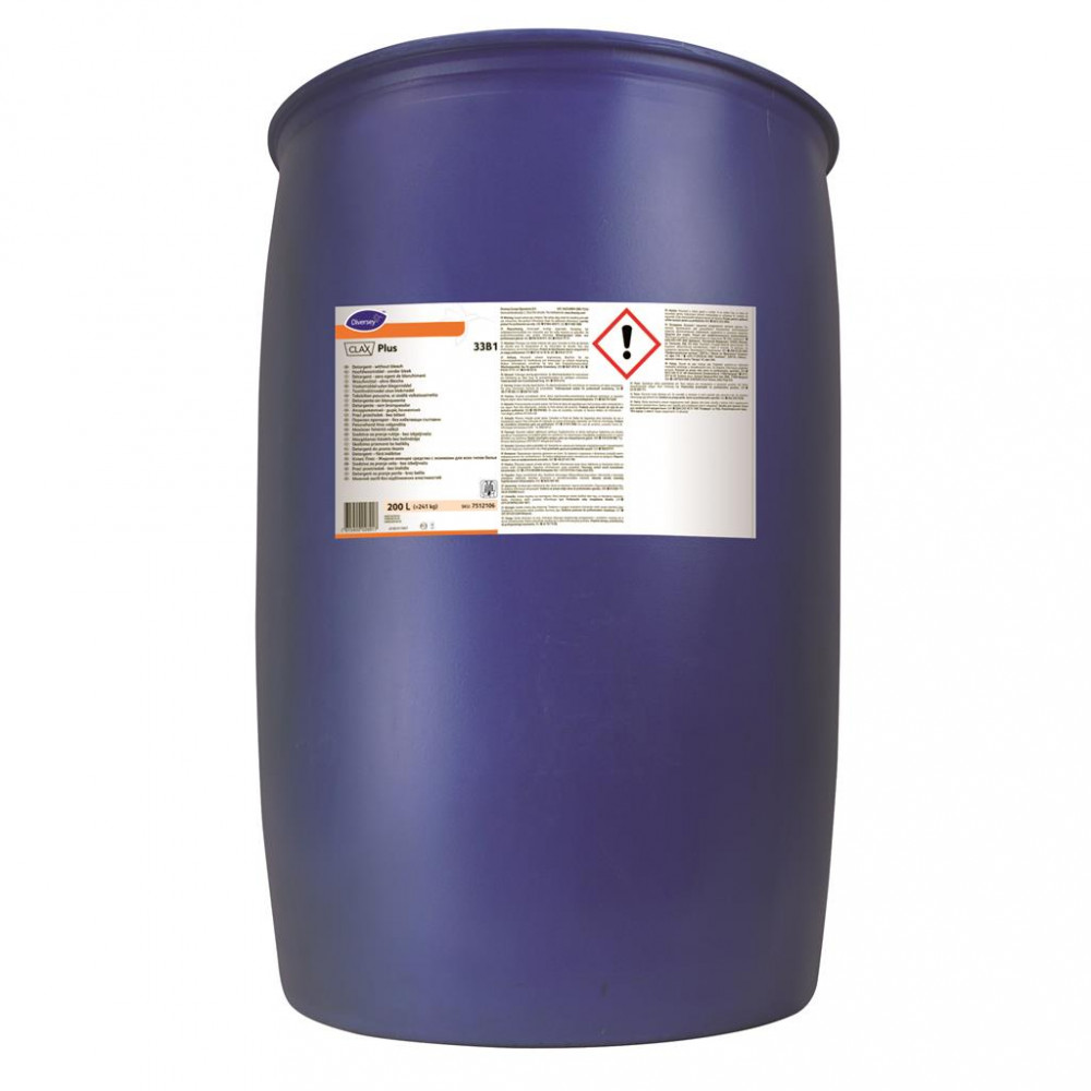 Clax Mild 33B1 enzim tartalmú, folyékony mosószer fehérítő nélkül, 200 liter