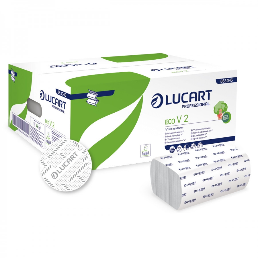 Lucart Eco V 2 hajtogatott kéztörlő