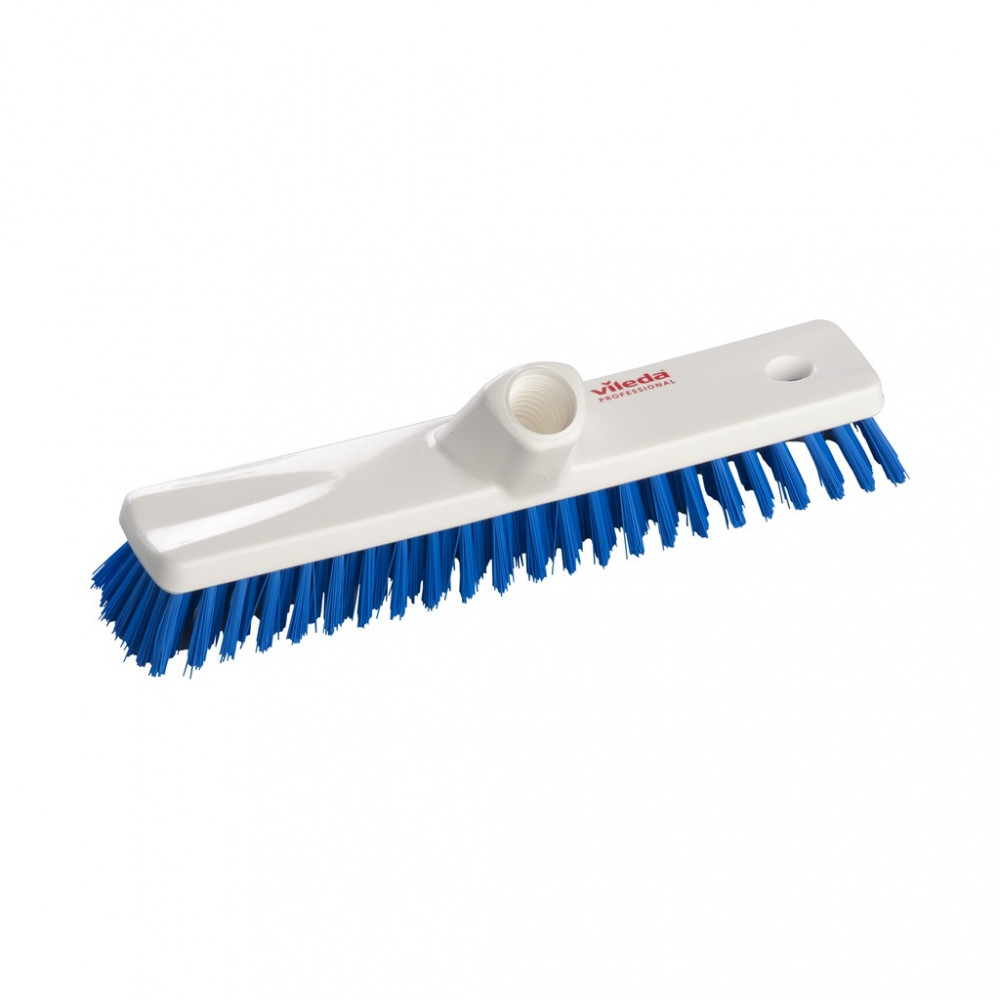 Vileda Professional Superior padlósúroló kefe, PBT, kék, nyélre rögzíthető, 30 cm