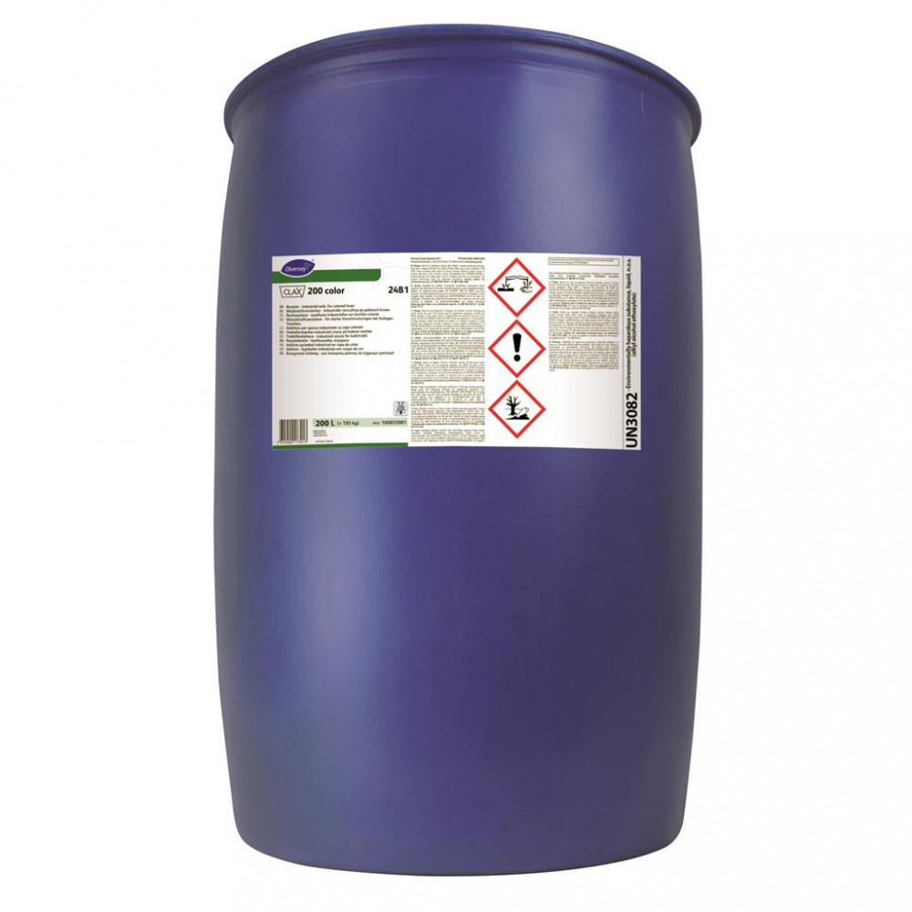Clax 200 color 24B1 mosási hatékonyságnövelő erősen szennyezett színes textíliákhoz, 200 liter