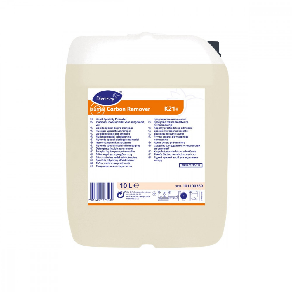 Suma Carbon Remover K21 folyékony előáztatószer, elszenesedett szennyeződések eltávolításához, 10 liter