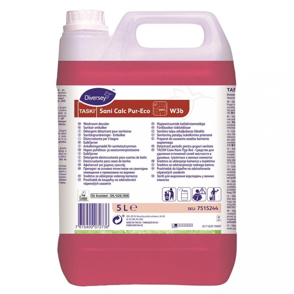 Taski Sani Calc Pur-Eco W3b fürdőszobai vízkőoldószer, 5 liter