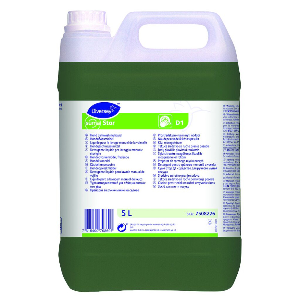 Suma Star D1 kézi mosogatószer, 5 liter