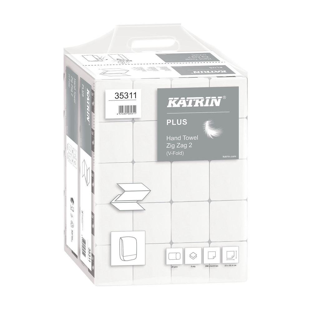 Katrin Plus Zig Zag 2 hajtogatott kéztörlő