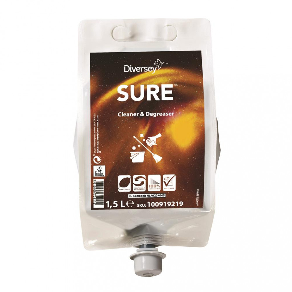 Sure Cleaner & Degreaser DVM tisztító és zsíroldószer, 1,5 liter