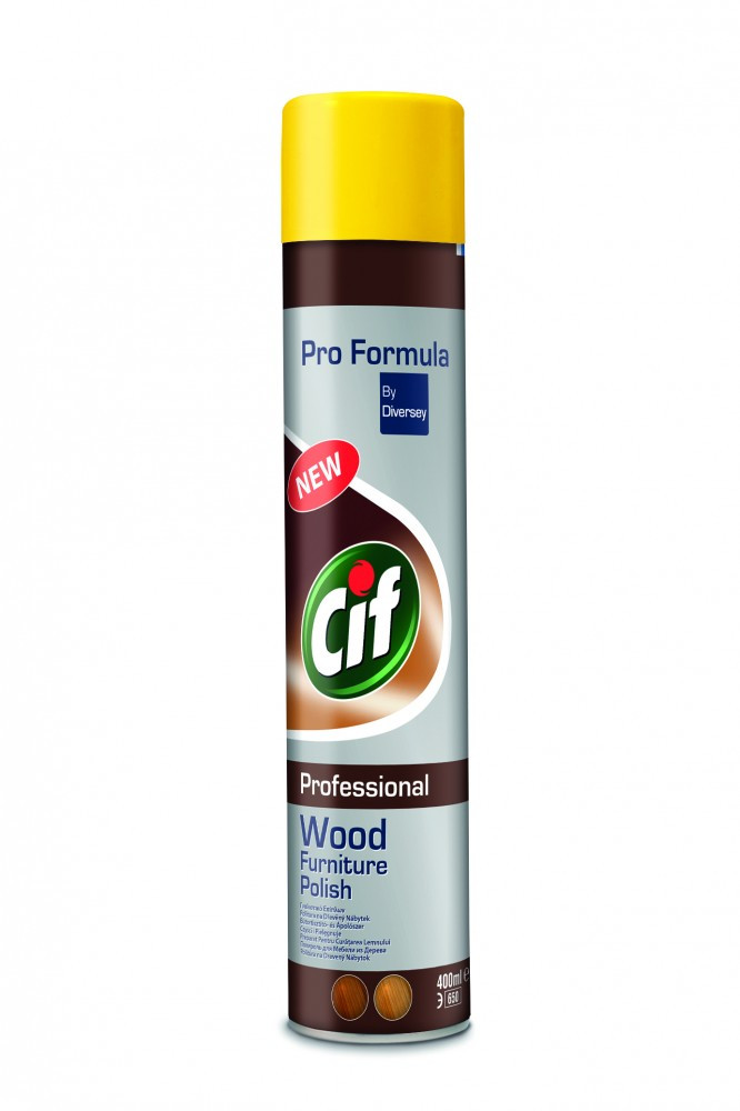 Cif Pro Formula Wood Furniture Polish bútortisztító- és ápoló aerosol, 400 ml