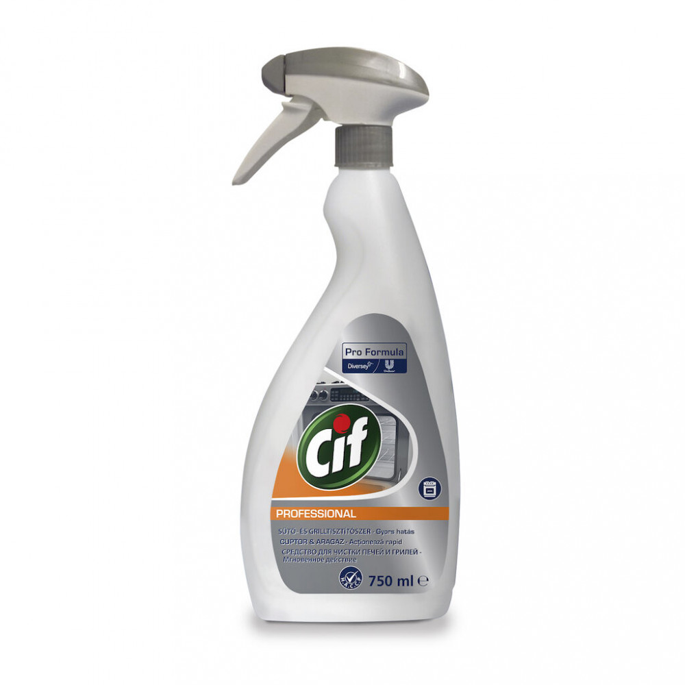 Cif Pro Formula Oven & Grill Cleaner sütő- és grilltisztító, 750 ml