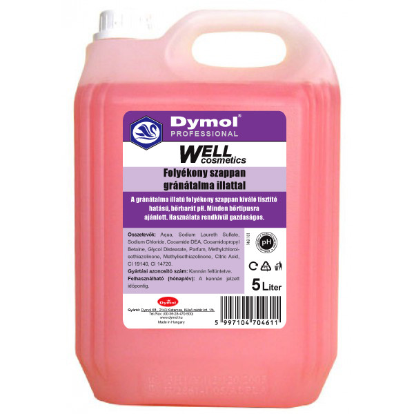 Well folyékonyszappan, gránátalma, 5 liter
