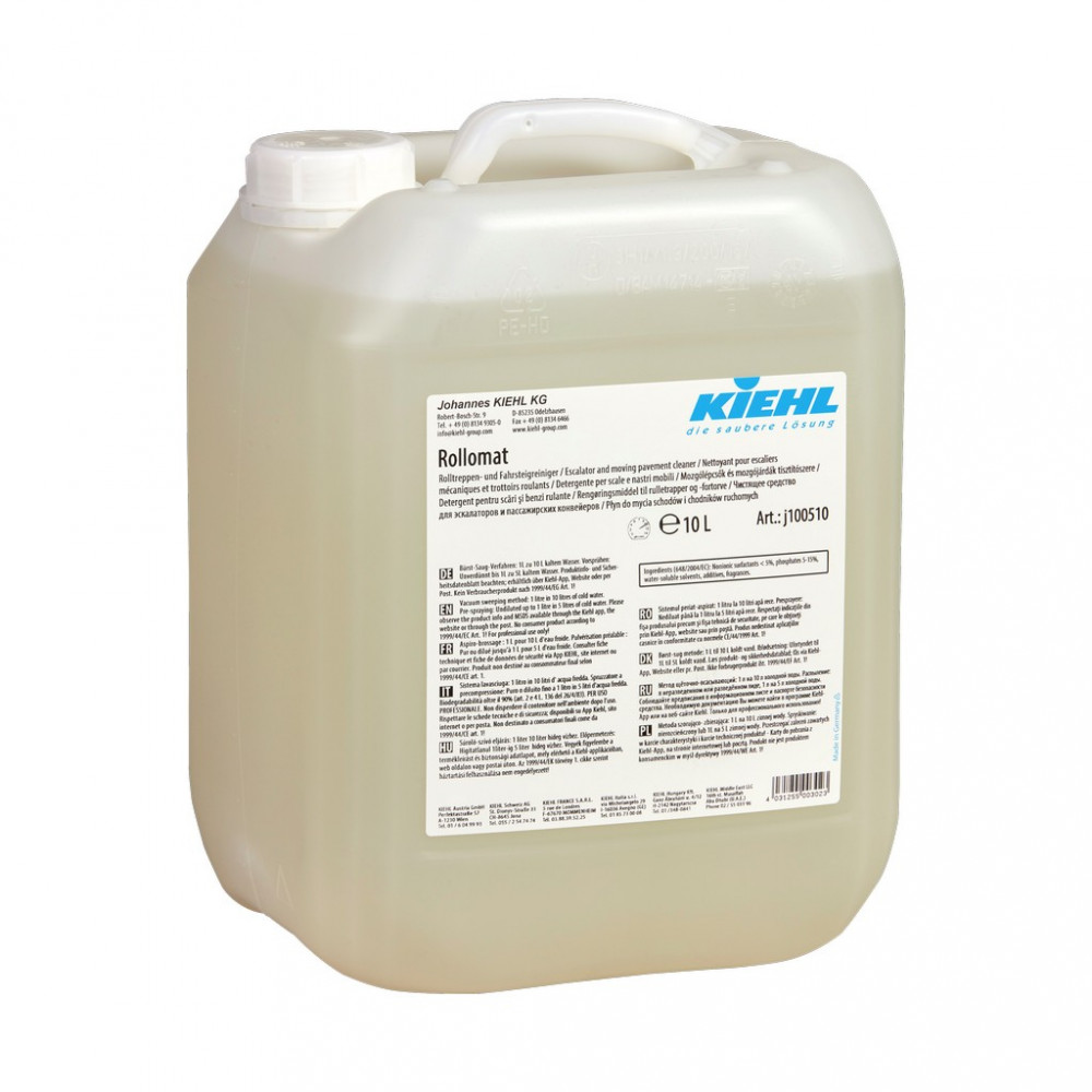 Kiehl Rollomat mozgólépcsők és mozgójárdák tisztítószere, 10 liter