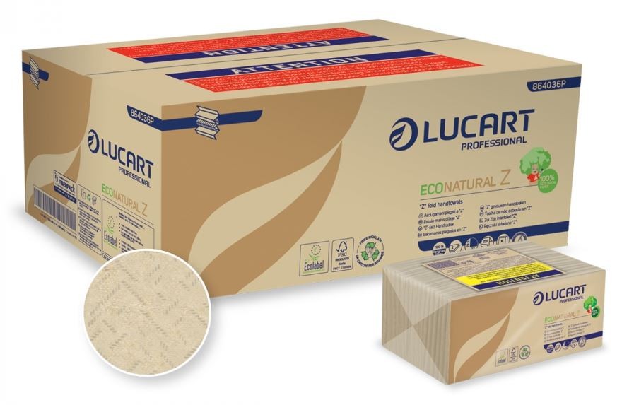 Lucart EcoNatural Z hajtogatott kéztörlő
