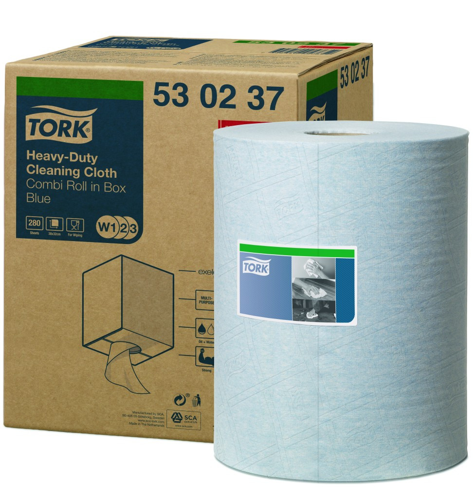 Tork nagy teljesítményű tisztítókendő, kék, 106 m, 32*38 cm
