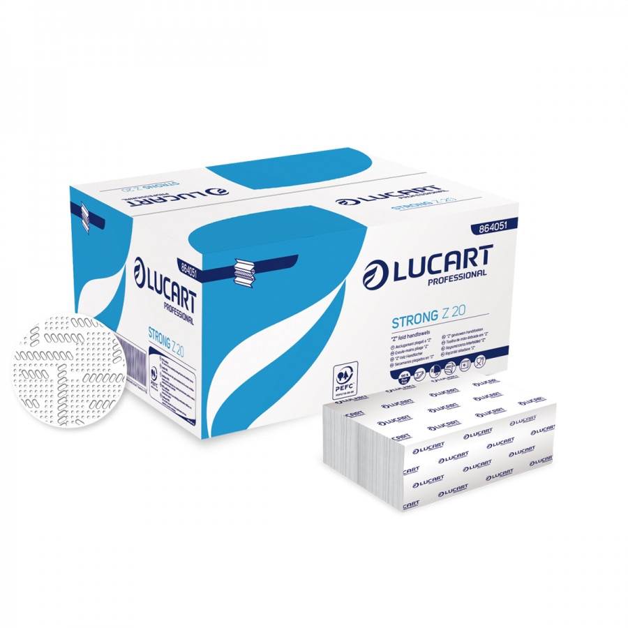 Lucart Strong Z 20 hajtogatott kéztörlő