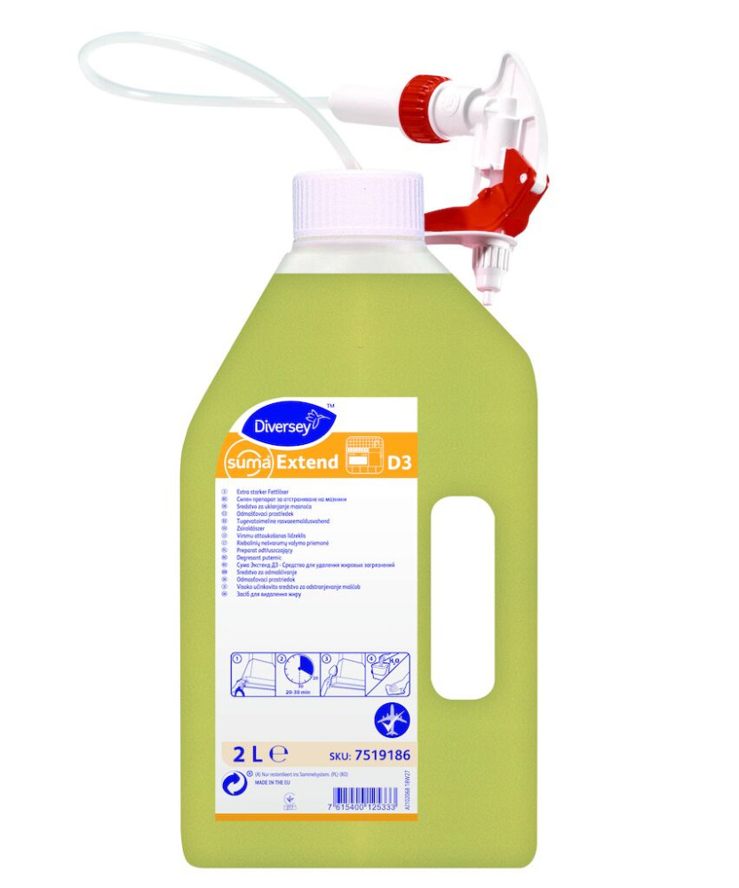 Suma Extend D3 erőteljes, alumíniumbarát zsíroldószer, 2 liter