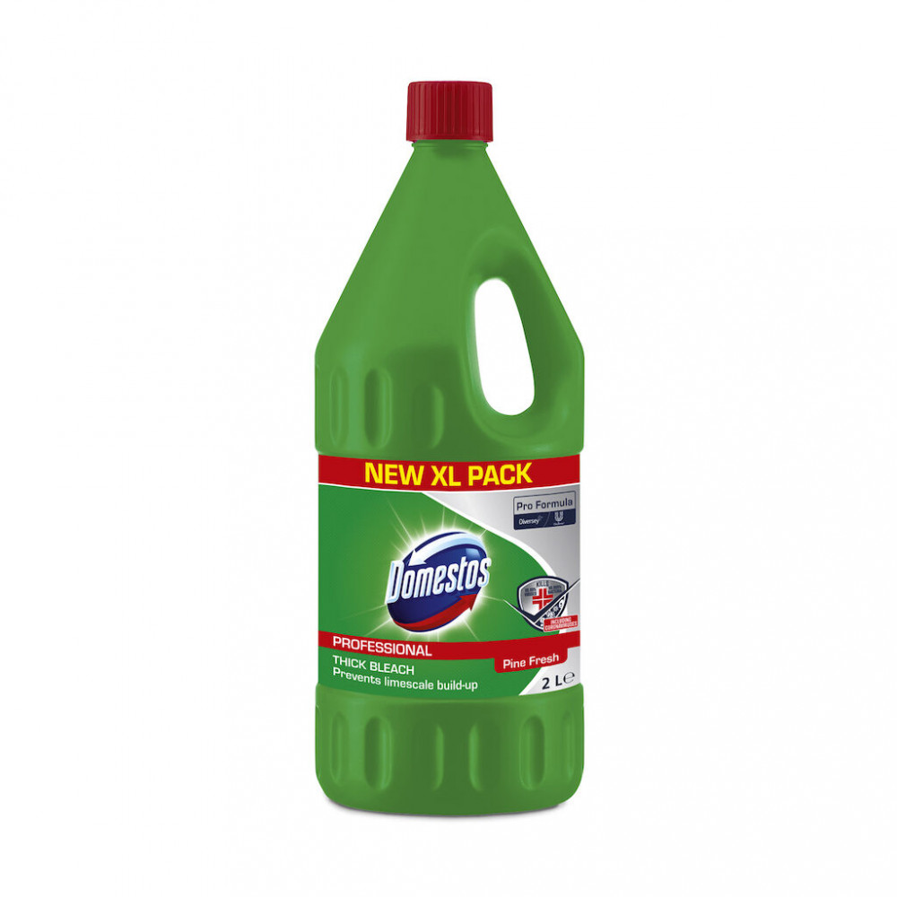 Domestos Pro Formula Pine Fresh friss illatú fertőtlenítő-, lemosószer, 2 liter