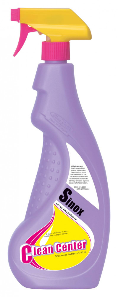 Sinox speciális vízkőoldó mosogatógépekhez, 750 ml