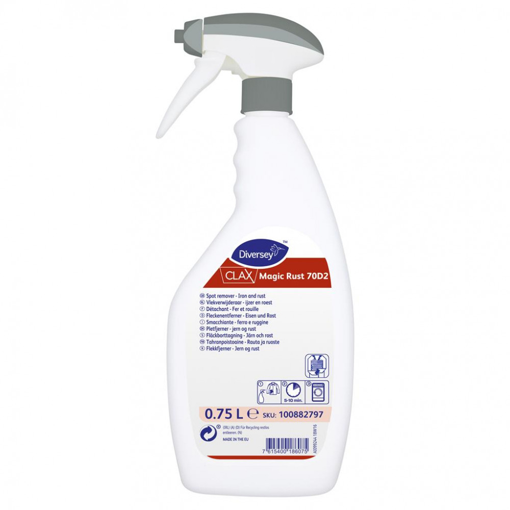 Clax Magic Rust 70D2 folteltávolító fém- és rozsdafoltokhoz, 750 ml