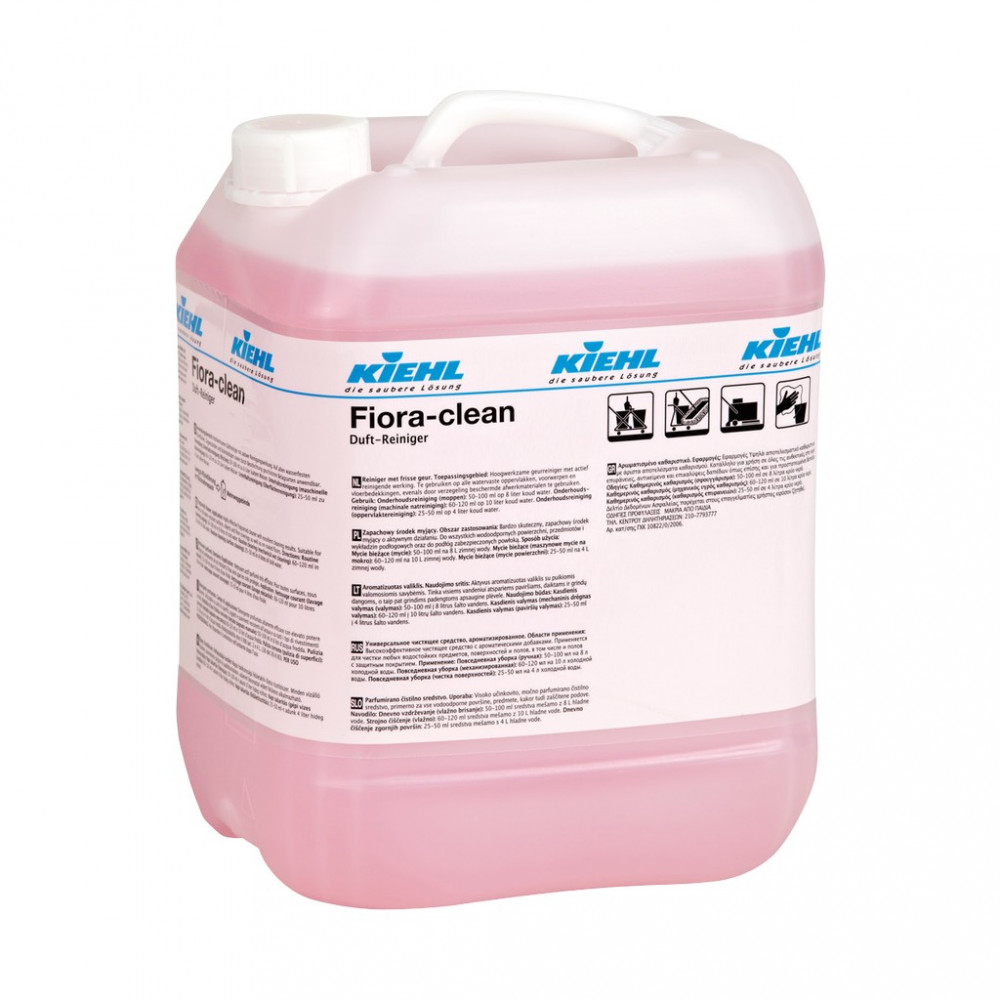 Kiehl Fiora-Clean magas hatékonyságú felületaktív rózsa illatú tisztítószer, 10 liter