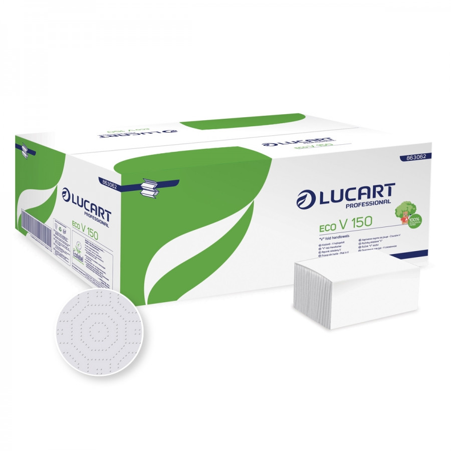 Lucart Eco V 150 hajtogatott kéztörlő