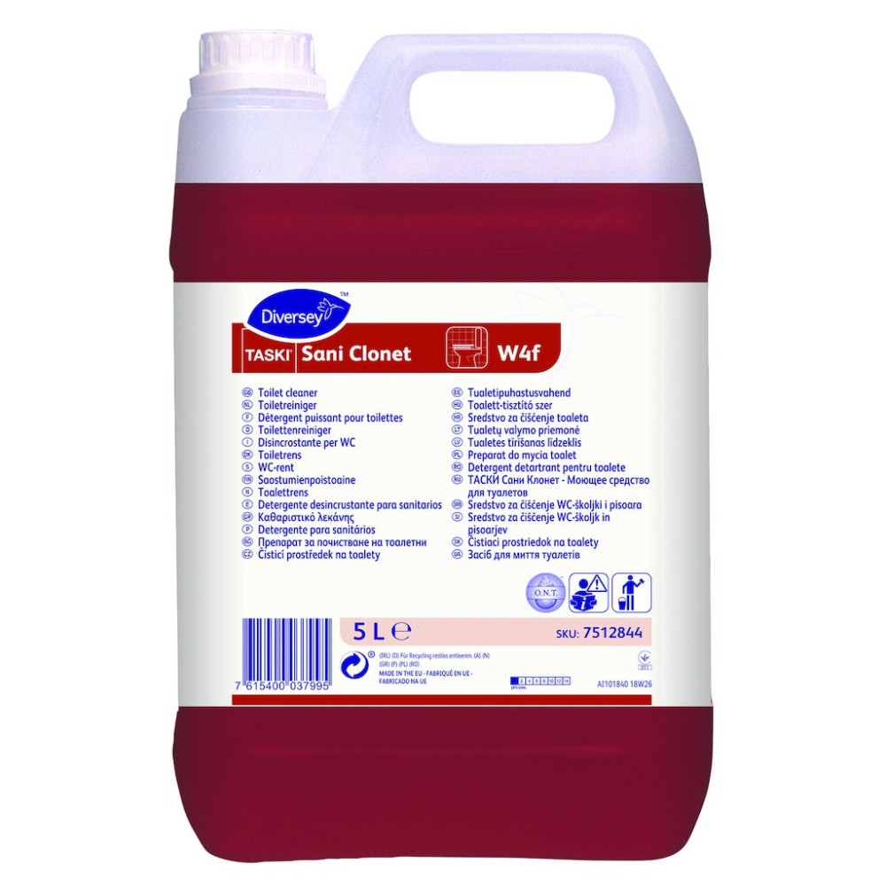 Taski Sani Clonet savas toalett tisztítószer, 5 liter