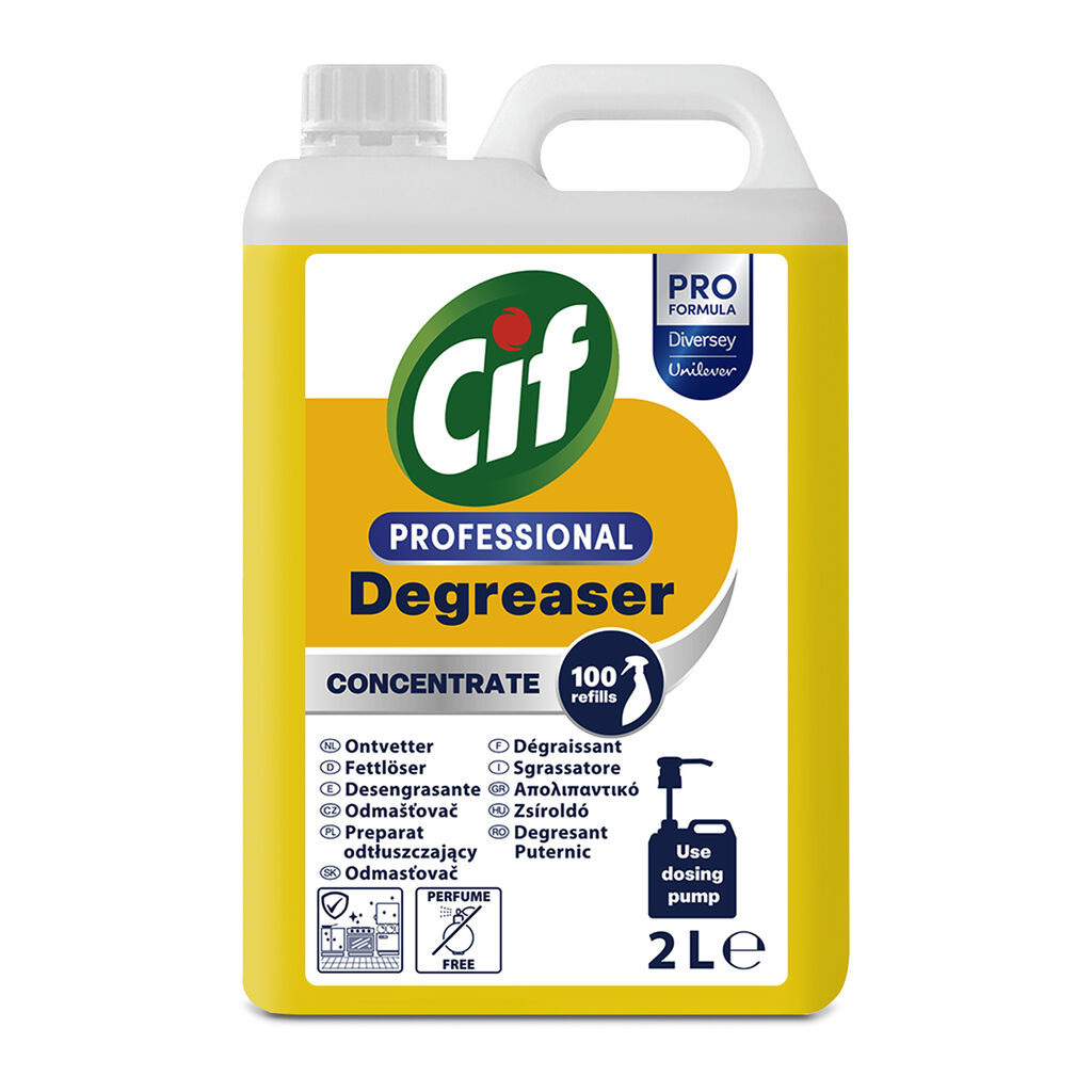 Cif Professional Zsíroldó tisztítószer koncentrátum, 2 liter