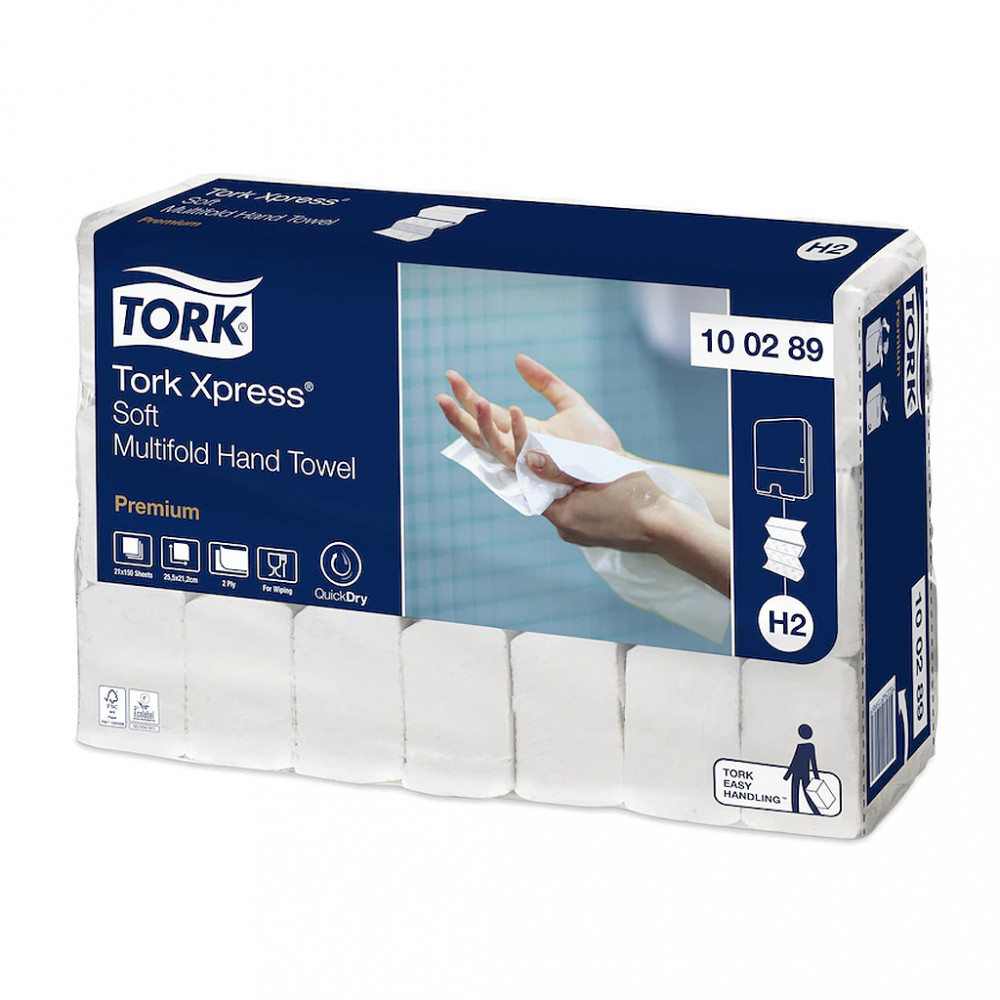 Tork Xpress® Soft Multifold Premium H2 kéztörlő