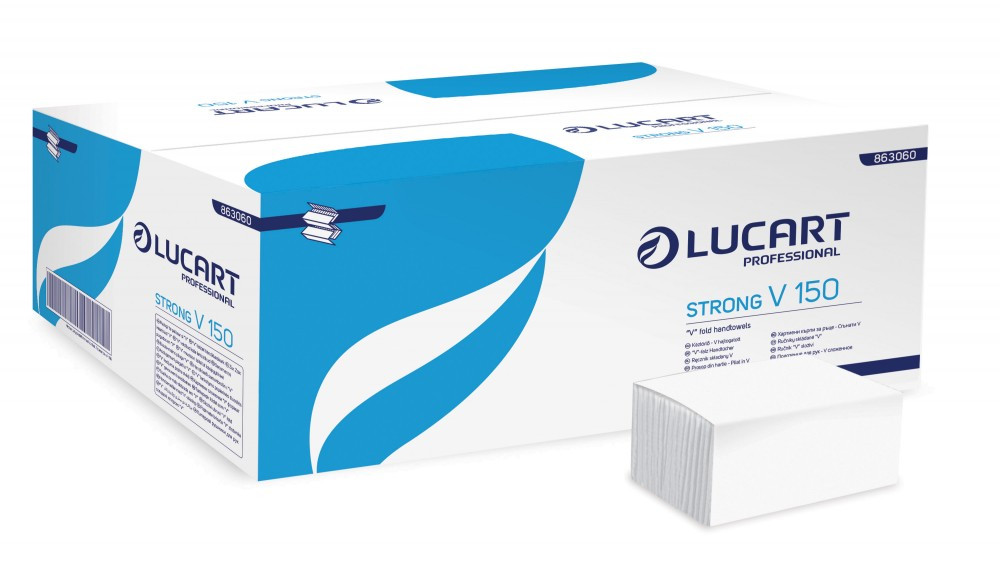 Lucart Strong V 150 hajtogatott kéztörlő