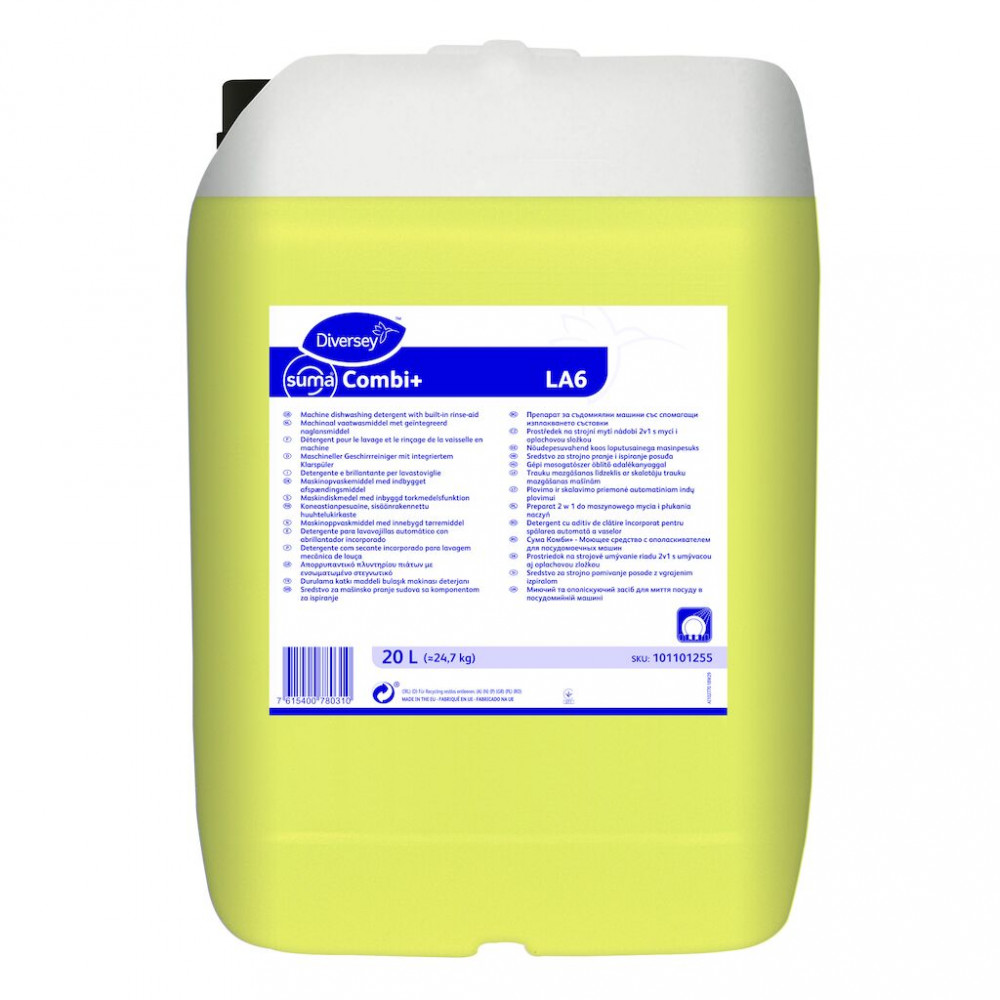 Suma Combi+ LA6 gépi mosogató- és öblítőszer, 20 liter
