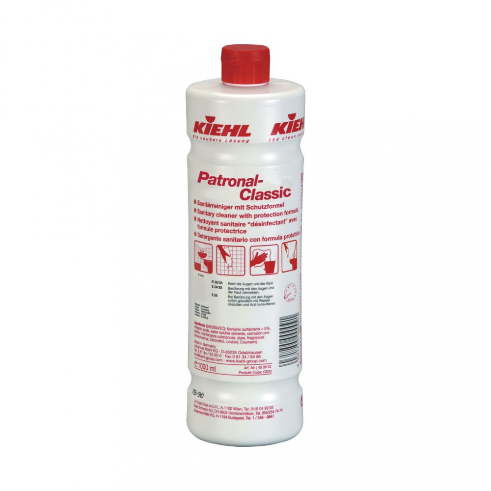 Kiehl Patronal-Classic intenzív szaniter tisztítószer hosszan tartó friss illattal, 1 liter